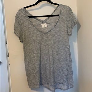 T.la striped shirt small